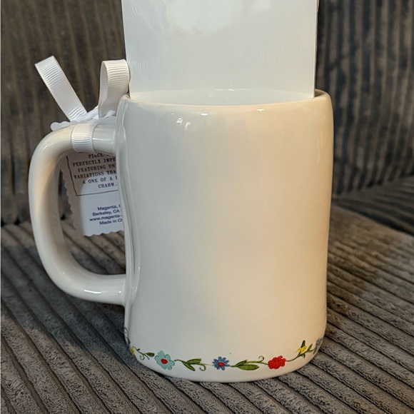 Rae Dunn White Mug with Floral Accents & Prayer Journal - Picture 2 of 6